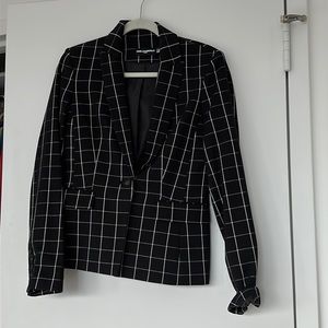 KARL LAGERFELD Black and White Blazer